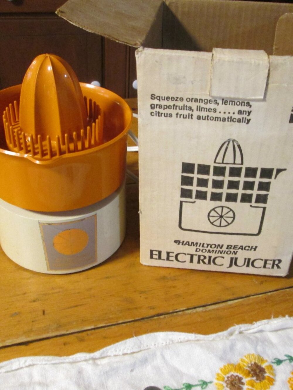 Vtg Hamilton Beach Dominion Scovil Electric juicer easy clean powerful